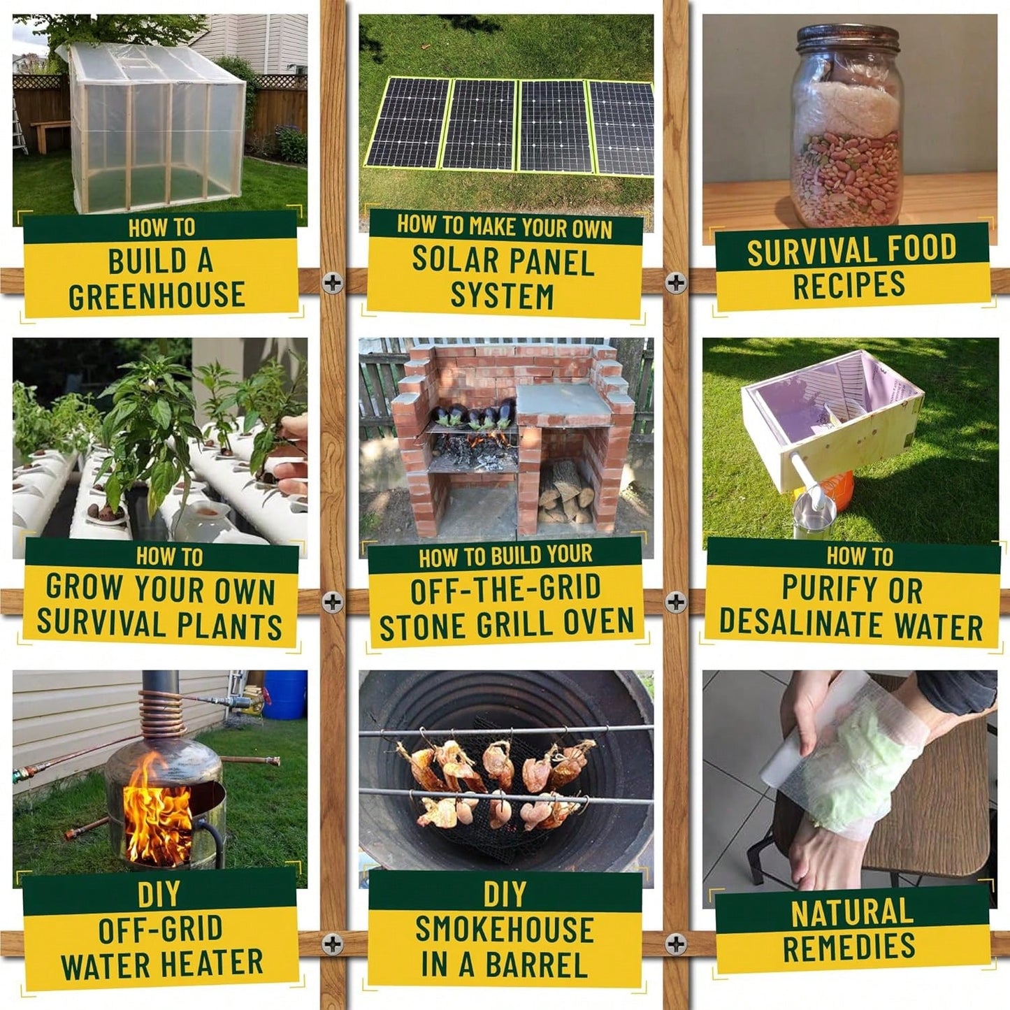 No Grid Survival Projects: Off Grid DIY Survival Projects Book, Self-Sufficient Living Emergency Preparedness Guide