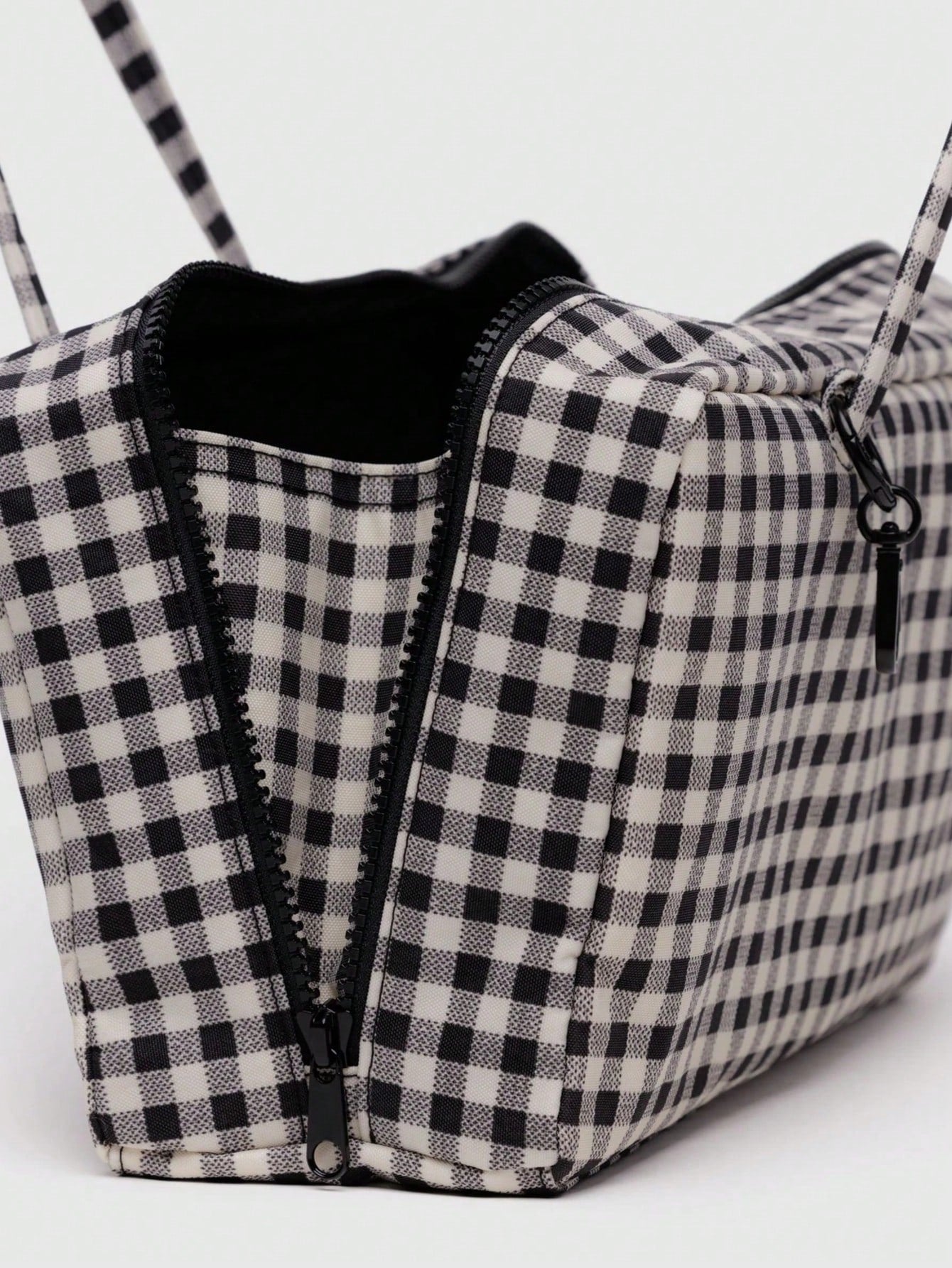 Nylon Bowling Bag, Tote Bag With Key Lanyard Handle, Minimalist Casual Large Capacity Commuter Work Bag, Fashion Polka Dot Shoulder Handbag, Suitable For Daily Wear