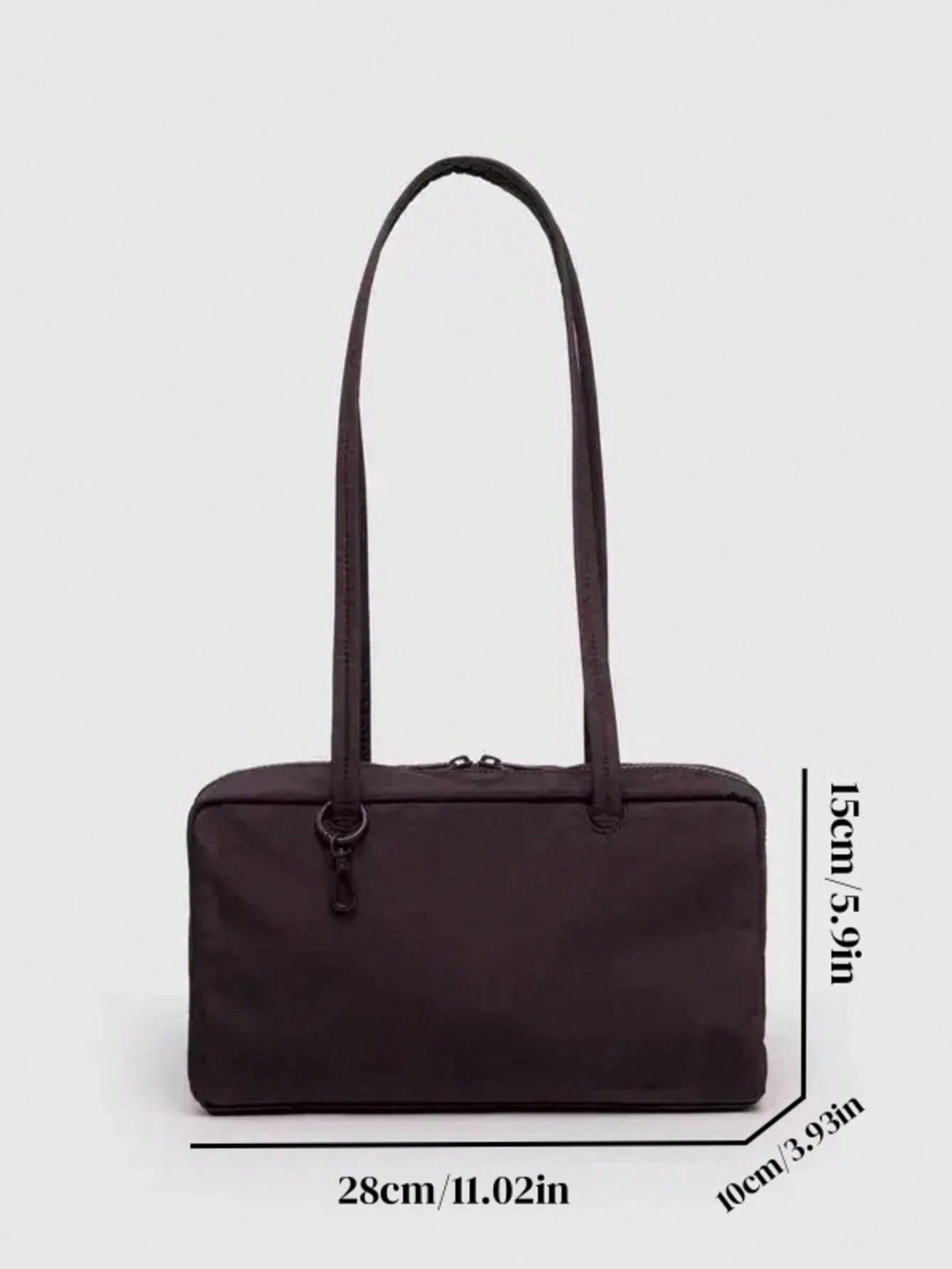 Nylon Bowling Bag, Tote Bag With Key Lanyard Handle, Minimalist Casual Large Capacity Commuter Work Bag, Fashion Polka Dot Shoulder Handbag, Suitable For Daily Wear