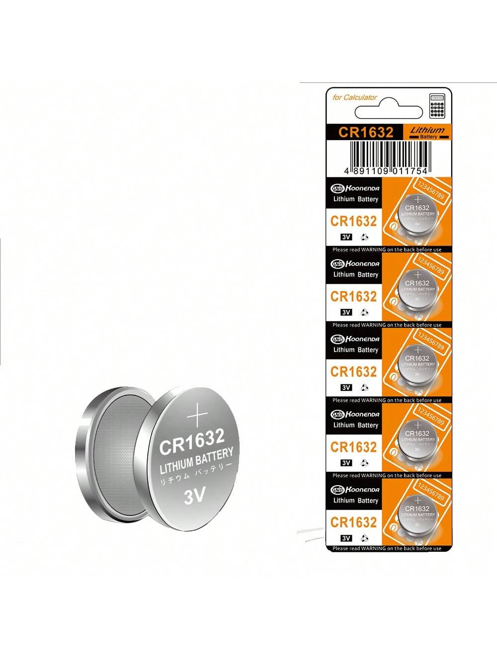 Original 20PCS High Capacity CR1632 3V Lithium Button Cell For Watches, Key Fobs, Calculators, Medical Devices, And More With Gift