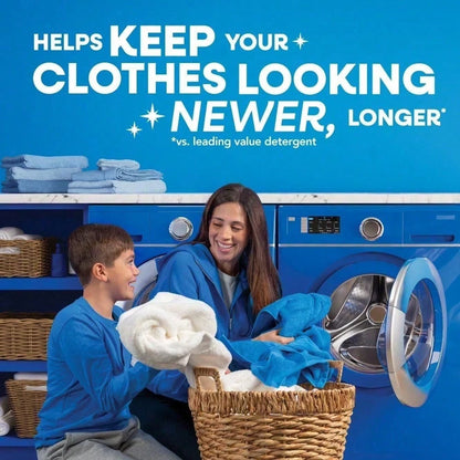 Original Laundry Detergent, Triple Care Deep Cleaning, Keeps Clothes Bright & New-Looking