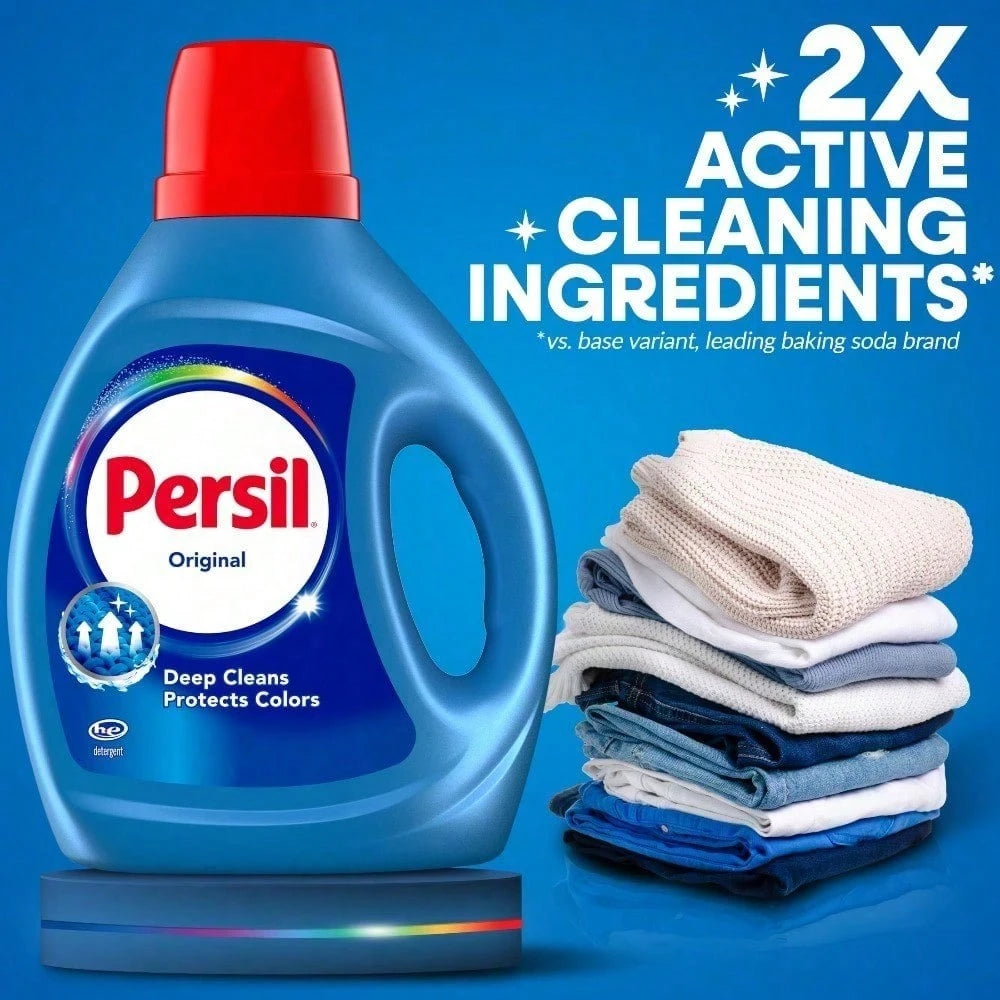 Original Laundry Detergent, Triple Care Deep Cleaning, Keeps Clothes Bright & New-Looking