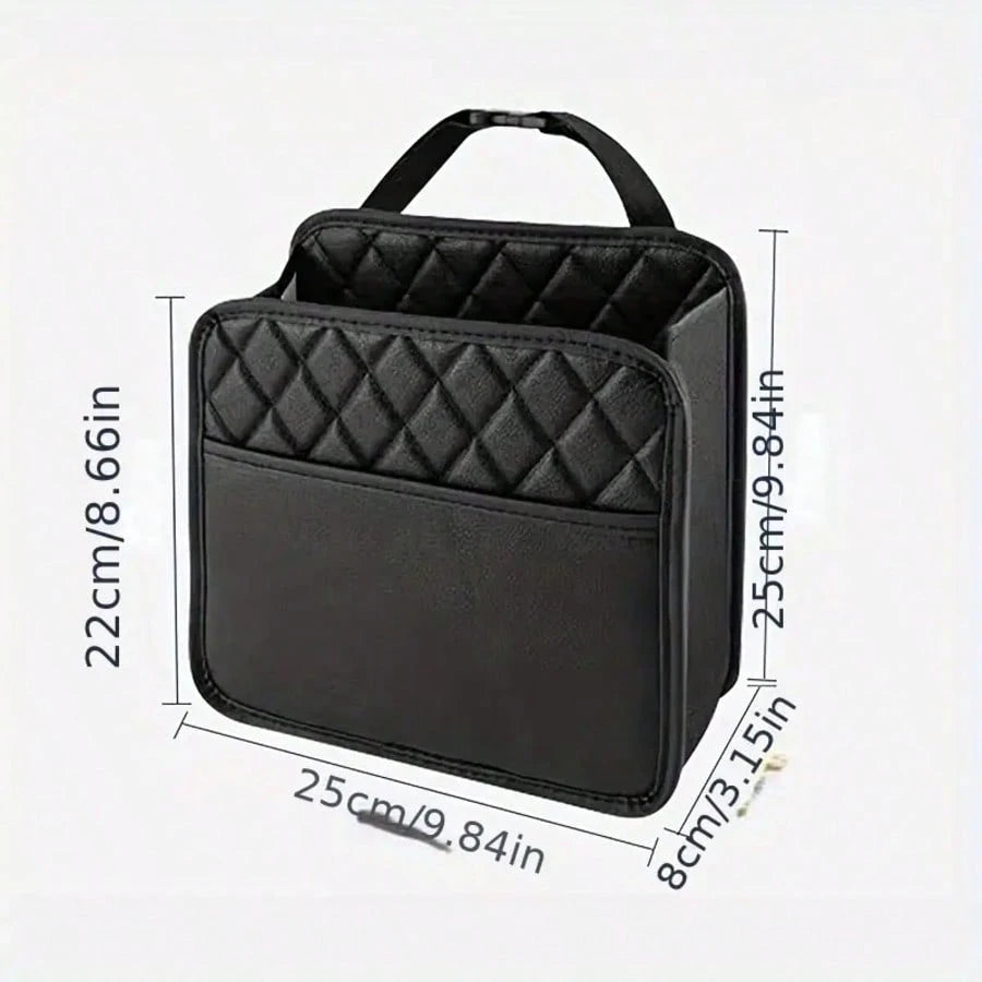 PC Back Seat Car Organizer And Storage, Car Seat Back Hanging Bag Car Document Holder, Multi-Pocket Bottle Bag Storage Box- Keep Your Car Organized And Clean
