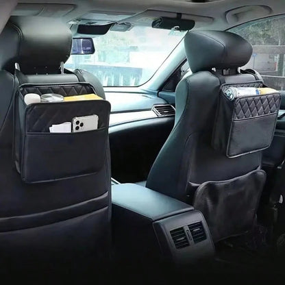 PC Back Seat Car Organizer And Storage, Car Seat Back Hanging Bag Car Document Holder, Multi-Pocket Bottle Bag Storage Box- Keep Your Car Organized And Clean