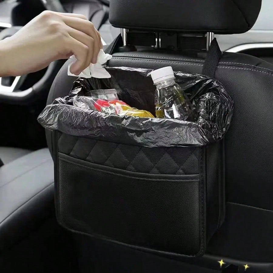 PC Back Seat Car Organizer And Storage, Car Seat Back Hanging Bag Car Document Holder, Multi-Pocket Bottle Bag Storage Box- Keep Your Car Organized And Clean