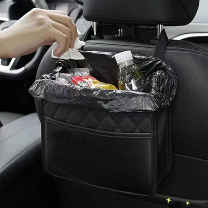 PC Back Seat Car Organizer And Storage, Car Seat Back Hanging Bag Car Document Holder, Multi-Pocket Bottle Bag Storage Box- Keep Your Car Organized And Clean