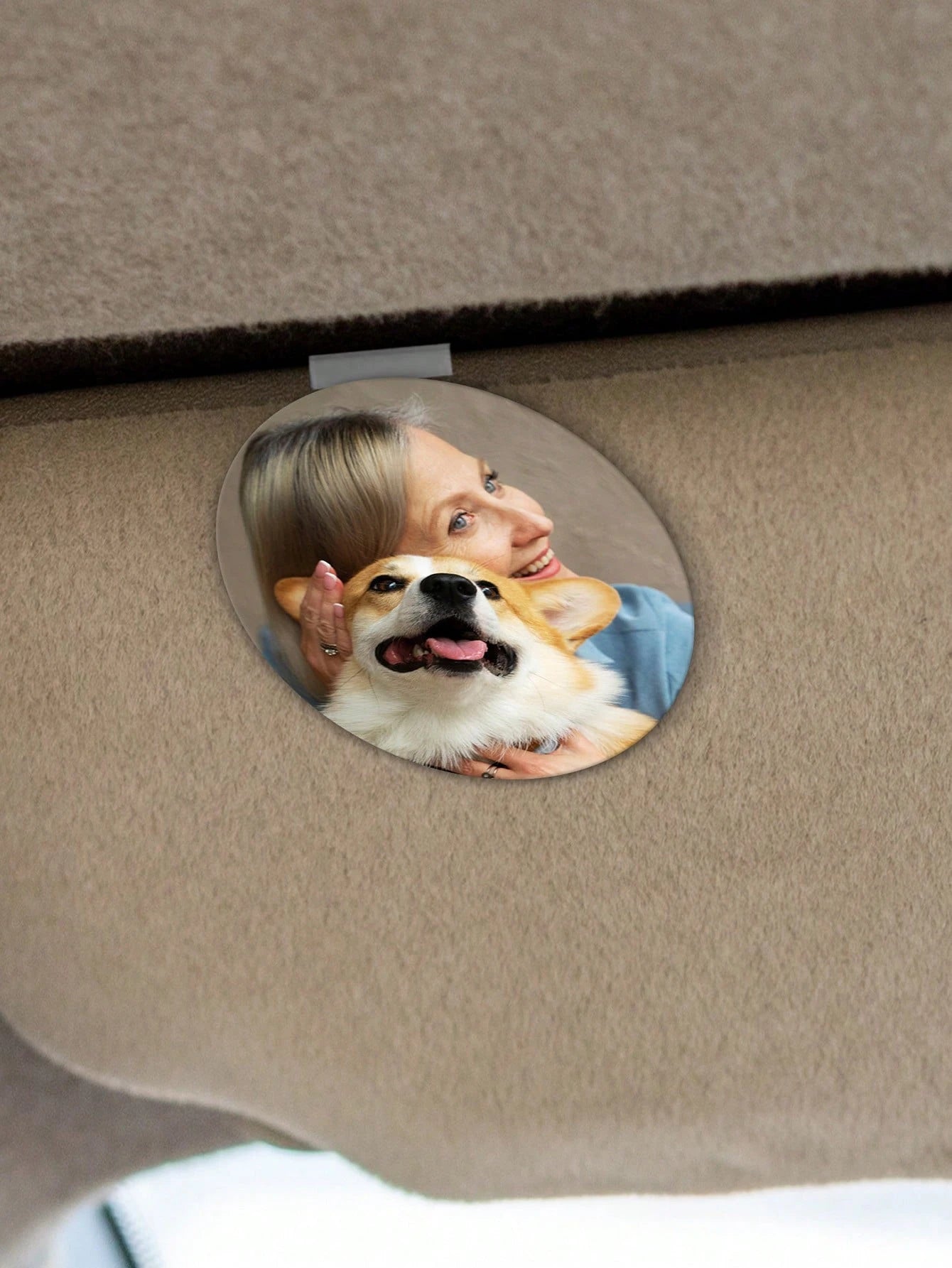 Personalized Acrylic Car Sun Visor Clip, Customized Photo And Text Car Sun Visor Clip, Customized Car Decoration, Customized Car Makeup Mirror Decoration, Personalized Car Photo, DIY Customized Birthd