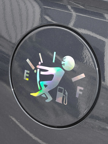 Personalized Gas Tank Cover Sticker Car Scratch Protection Film, Glass Decorative Car Sticker Humorous Car Accessories For Men Video Game Car Decal Video Game Car Decal Prank Gift For Car Enthusiasts