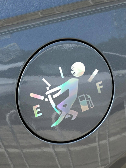 Personalized Gas Tank Cover Sticker Car Scratch Protection Film, Glass Decorative Car Sticker Humorous Car Accessories For Men Video Game Car Decal Video Game Car Decal Prank Gift For Car Enthusiasts