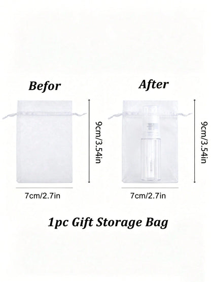 PET Powder Spray Bottle 14ML/18ml/25ml Multiple Powder Compatible Dispensing Bottle, Dry Powder Spray Bottle, Portable Cosmetic Water Container, Adjustable Nozzle Leak-Proof Design, Talcum Powder Spra