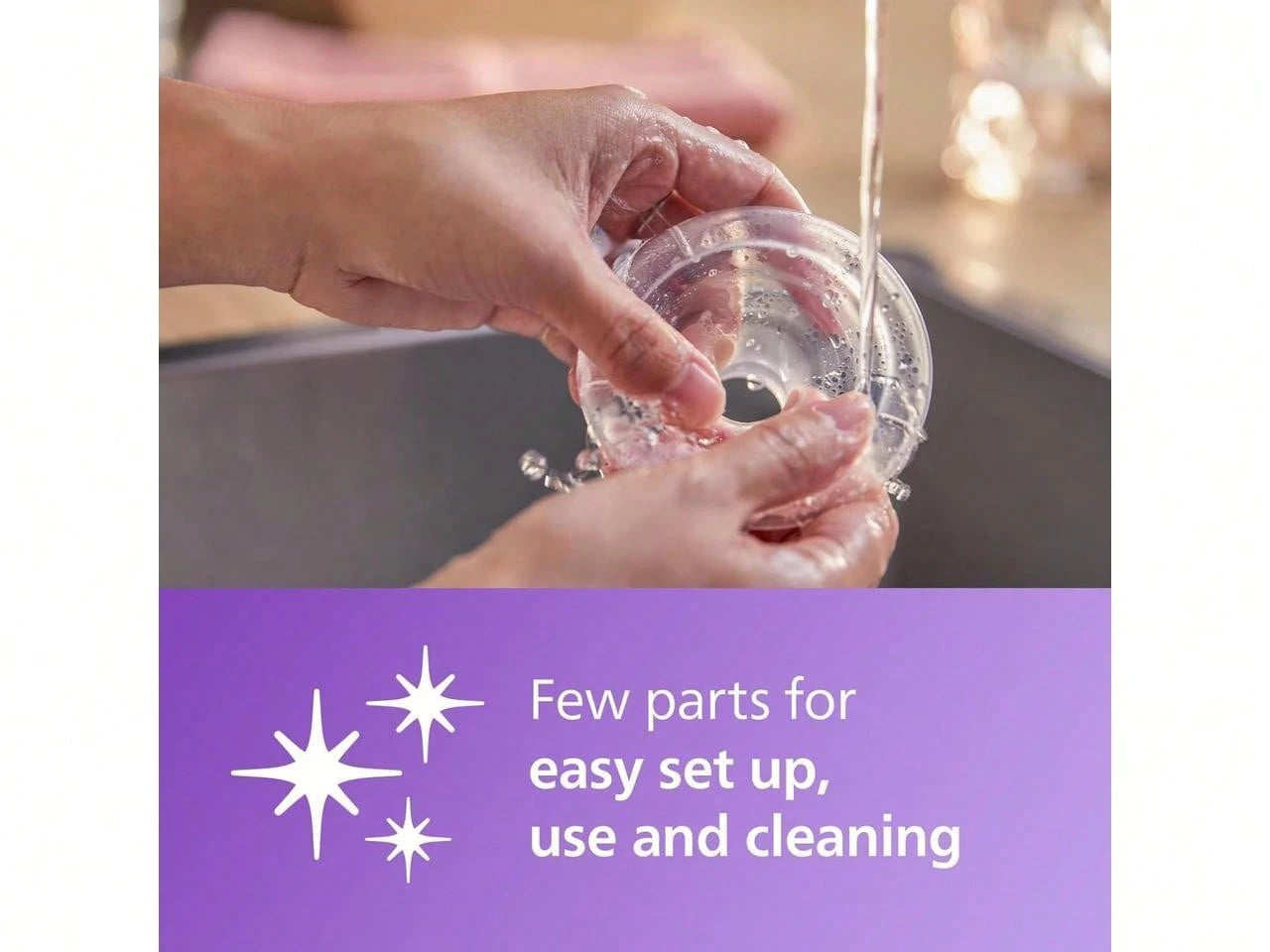 Philips Avent Manual Breast Pump- Easy Pumping With Natural Motion Technology- Transparent, SCF430/03