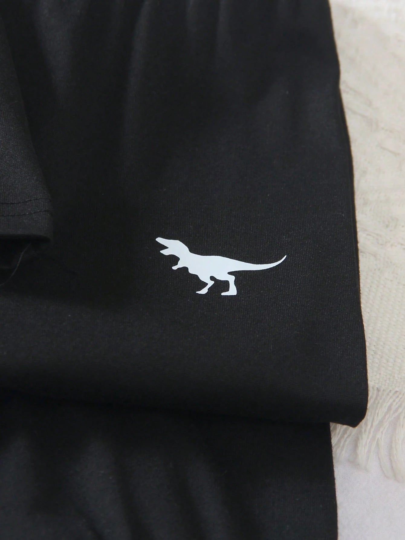 Playful Pals 6pcs Infant Toddler Baby Boys' Dinosaur Print Round Neck Short Sleeve T-Shirt And Pants Casual Outfit Boy Summer Sets Boys Clothes Set