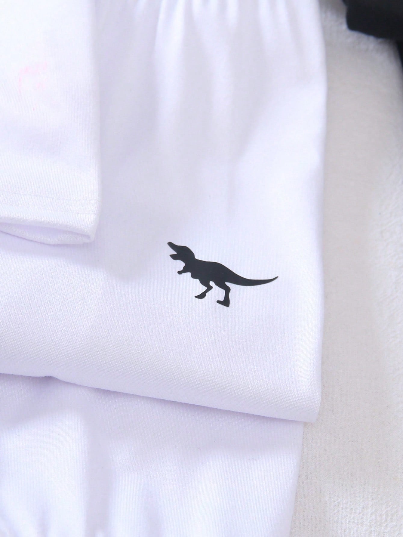 Playful Pals 6pcs Infant Toddler Baby Boys' Dinosaur Print Round Neck Short Sleeve T-Shirt And Pants Casual Outfit Boy Summer Sets Boys Clothes Set