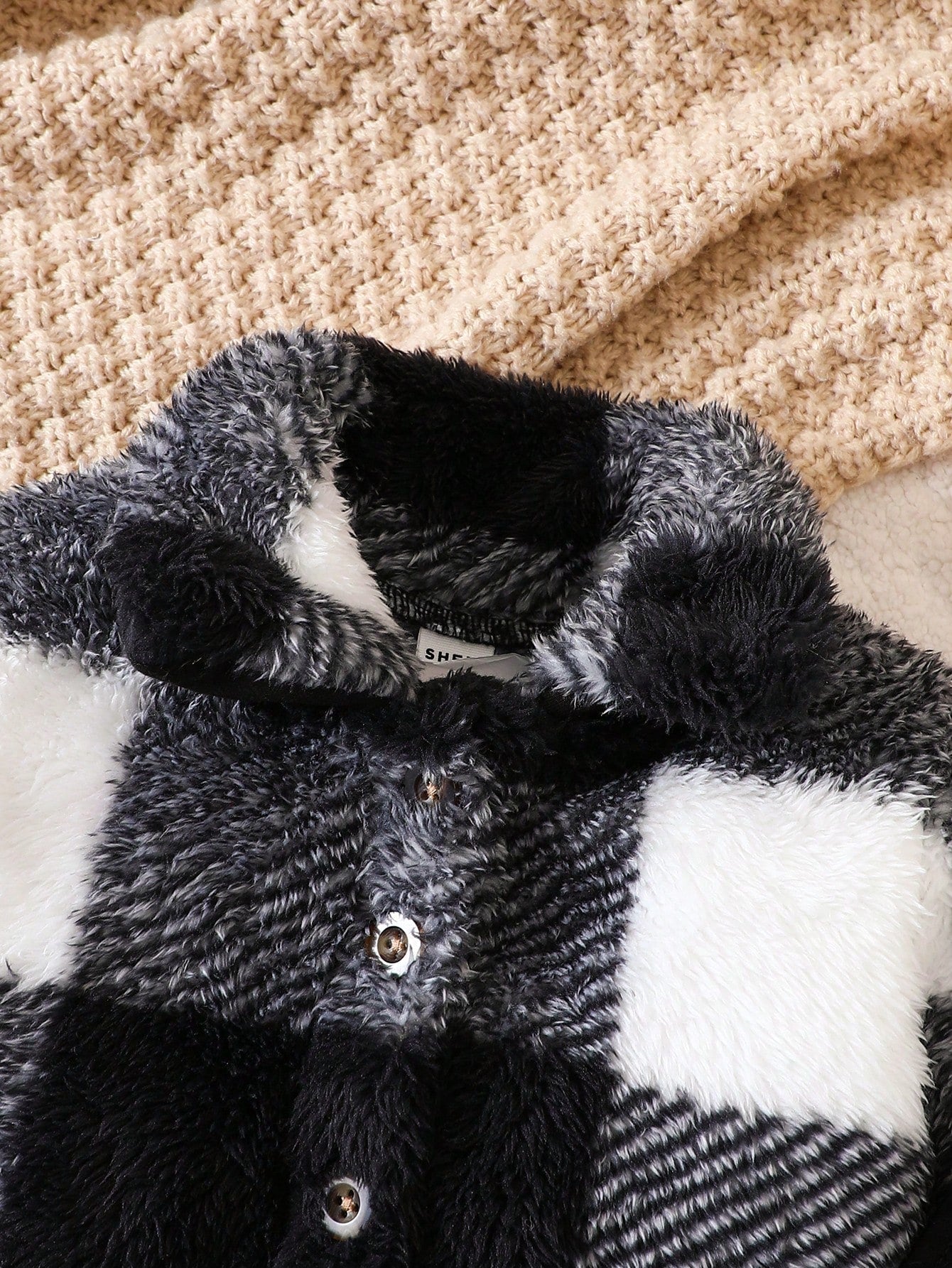 Playful Pals Baby Girl Buffalo Plaid Print Jacket & Cami Dress, For Christmas