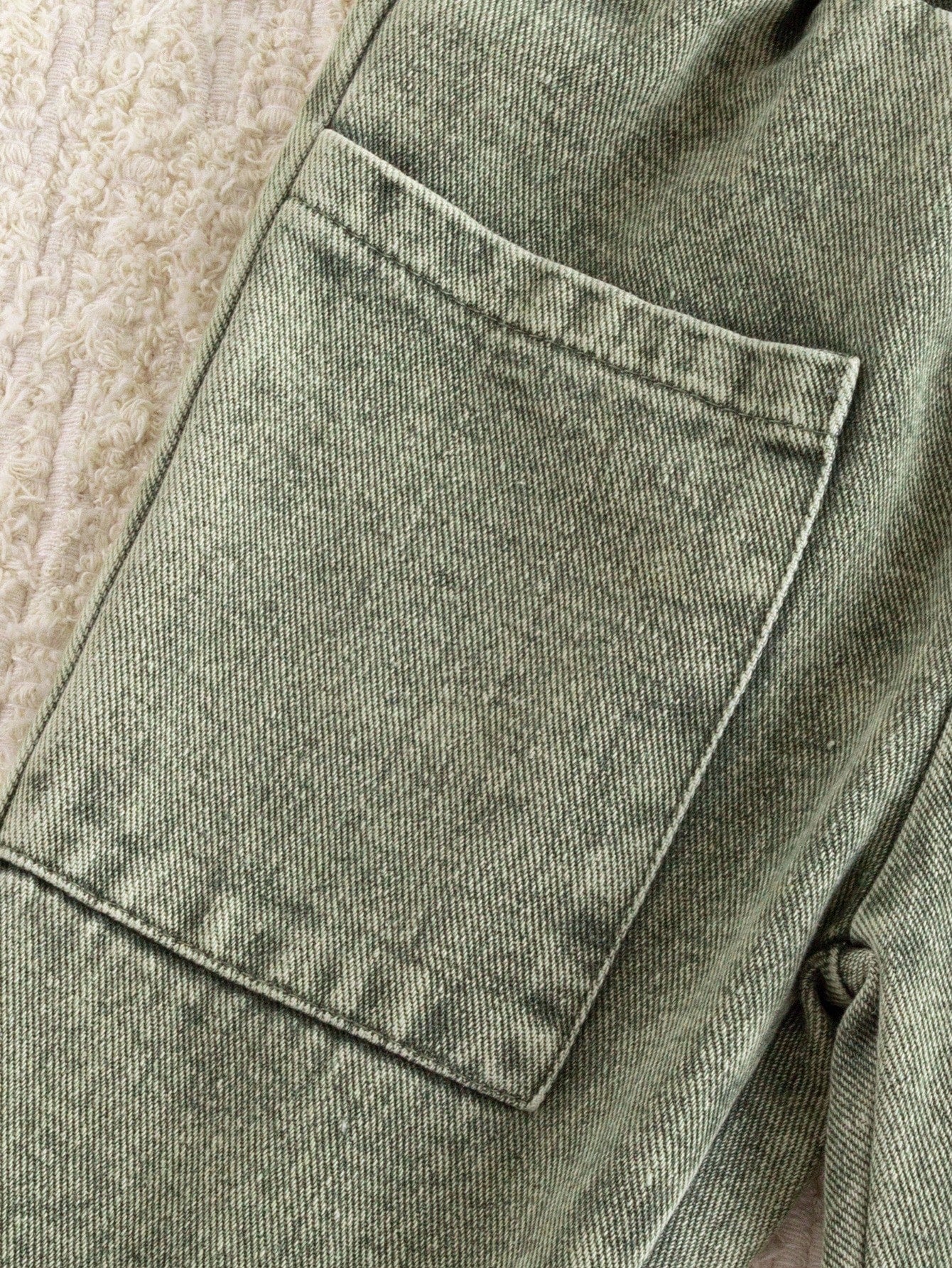 Playful Pals Infant (Boys) Fashionable Edgy Street Style Washed Blue Shirt With Pants, Spring/Autumn Fall Winter