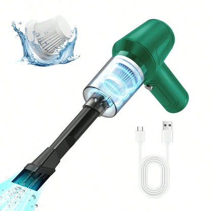 Portable Car Vacuum Cleaner, Powerful Suction, Long Battery Life, High-Powered For Cleaning Crevice Areas, Portable USB Rechargeable Vacuum Cleaner, Can Also Be Used To Clean Pet Hair, A Great Travel