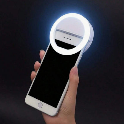 Portable LED Selfie Ring Light, Mirror Makeup Light, Portable Lighting, Beauty Halo Light For Photography, Live Streaming Clip Light Selfie Light, Suitable For Live Streaming, Video Conferencing Light