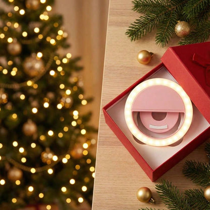 Portable LED Selfie Ring Light, Mirror Makeup Light, Portable Lighting, Beauty Halo Light For Photography, Live Streaming Clip Light Selfie Light, Suitable For Live Streaming, Video Conferencing Light