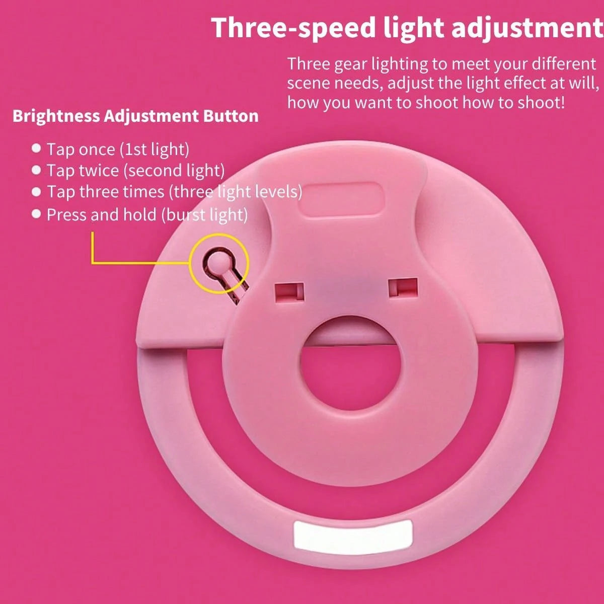 Portable LED Selfie Ring Light, Mirror Makeup Light, Portable Lighting, Beauty Halo Light For Photography, Live Streaming Clip Light Selfie Light, Suitable For Live Streaming, Video Conferencing Light