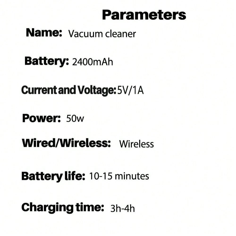 Portable Wireless Vacuum Cleaner, High Power Mini Vacuum, Compressed Air Blower And Pump Handheld Vacuum, With Brushless Motor, Suitable For Car, Home, Office, Camping, Computer Keyboard And Laptop Du