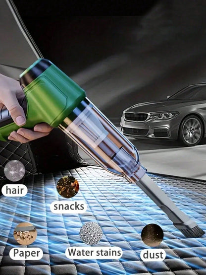 Portable Wireless Vacuum Cleaner, High Power Mini Vacuum, Compressed Air Blower And Pump Handheld Vacuum, With Brushless Motor, Suitable For Car, Home, Office, Camping, Computer Keyboard And Laptop Du
