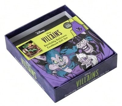 Pre-Owned Disney Villains: Devilishly Delicious Cookbook Gift Set (Hardcover) By Julie Tremaine