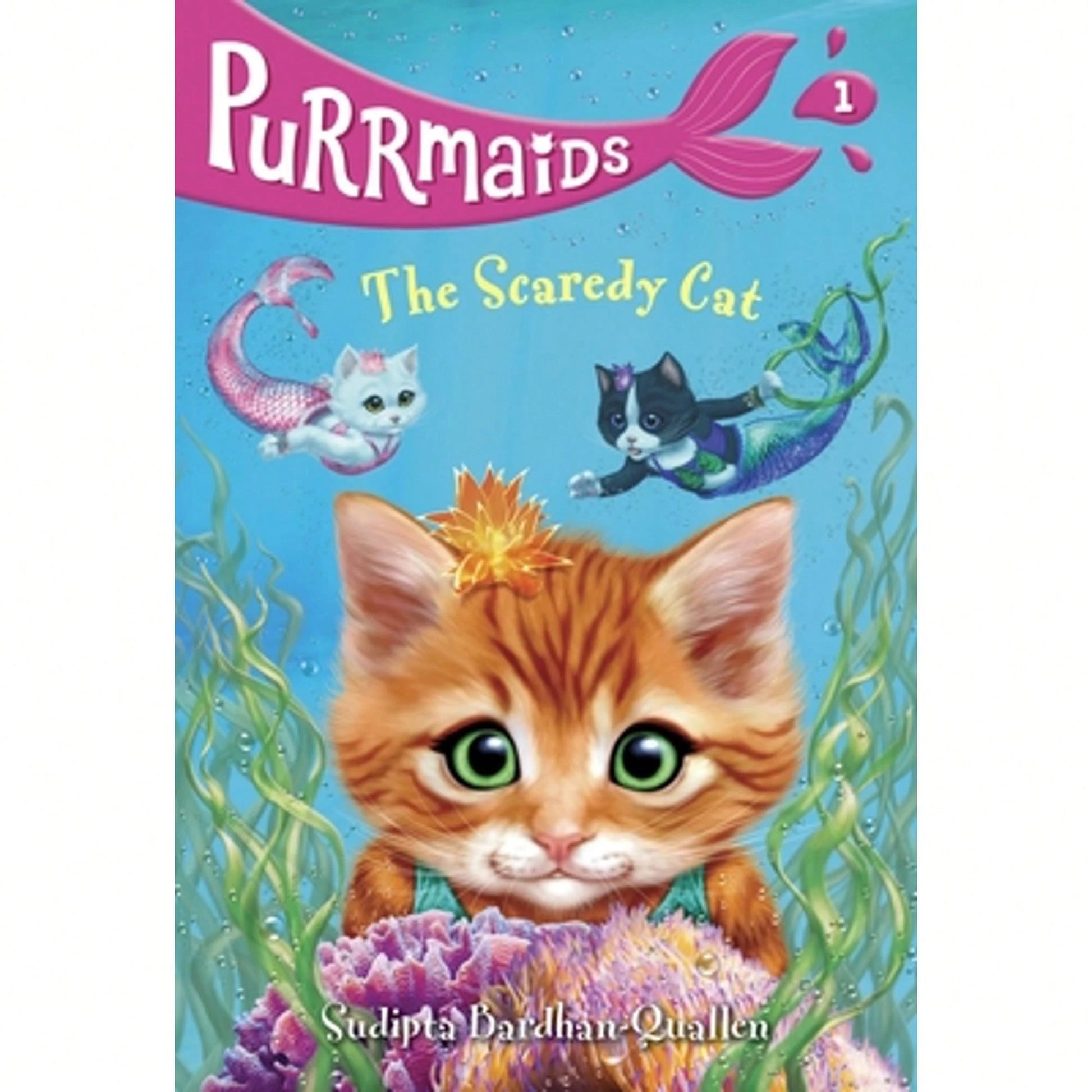 Pre-Owned Purrmaids #1: The Scaredy Cat (Paperback) By Sudipta Bardhan-Quallen