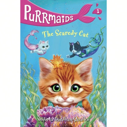 Pre-Owned Purrmaids #1: The Scaredy Cat (Paperback) By Sudipta Bardhan-Quallen