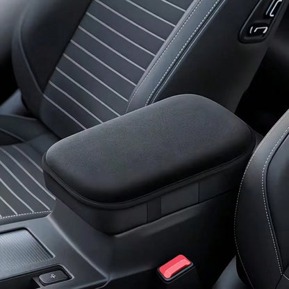 Premium Black Thickened Car Armrest Pad, Ultra Soft & Comfortable, Essential For Road Trips. This Soft & Comfortable Armrest Pad Provides A Great Driving Experience, Relaxes Your Arms, And Is Easy To