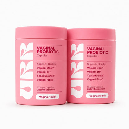 Premium URR Vaginal Probiotic Capsules, PH & Flora Balance Support, 60 Vegan Capsules, Women's Intimate Wellness Supplement