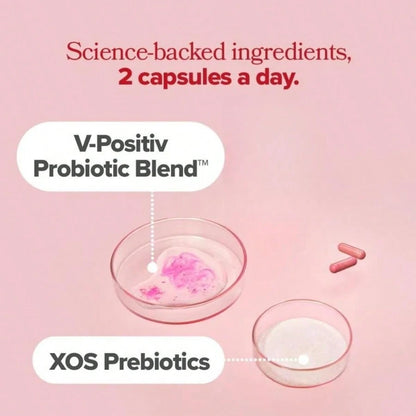 Premium URR Vaginal Probiotic Capsules, PH & Flora Balance Support, 60 Vegan Capsules, Women's Intimate Wellness Supplement