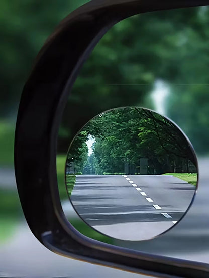 rayhong Heart-Shaped Blind Spot Mirror, Frameless Blind Spot Mirror, 360 Degree Wide Angle Convex Mirror, Square Blind Spot Rearview Mirror, Parking Mirror, Round Blind Spot Mirror, Car Accessories, C