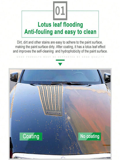 rayhong HGKJ S6 Ultimate Ceramic Coating Spray- Nano Car Coating Spray For Extended Protection And Paint Care, Quick-Acting Coating Agent For Automotive Paint, Nano Crystal Spray Wax, Clear Coat Spra