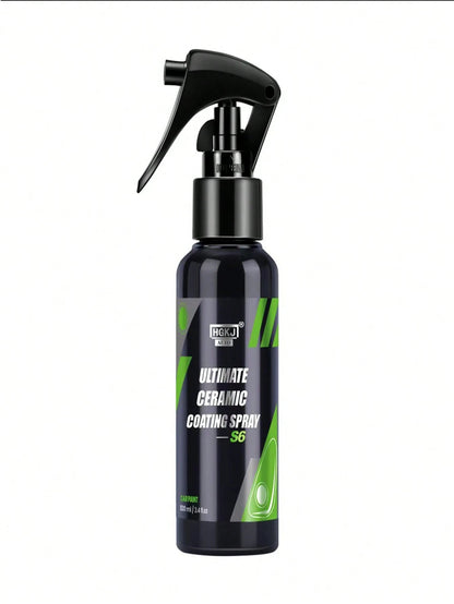 rayhong HGKJ S6 Ultimate Ceramic Coating Spray- Nano Car Coating Spray For Extended Protection And Paint Care, Quick-Acting Coating Agent For Automotive Paint, Nano Crystal Spray Wax, Clear Coat Spra