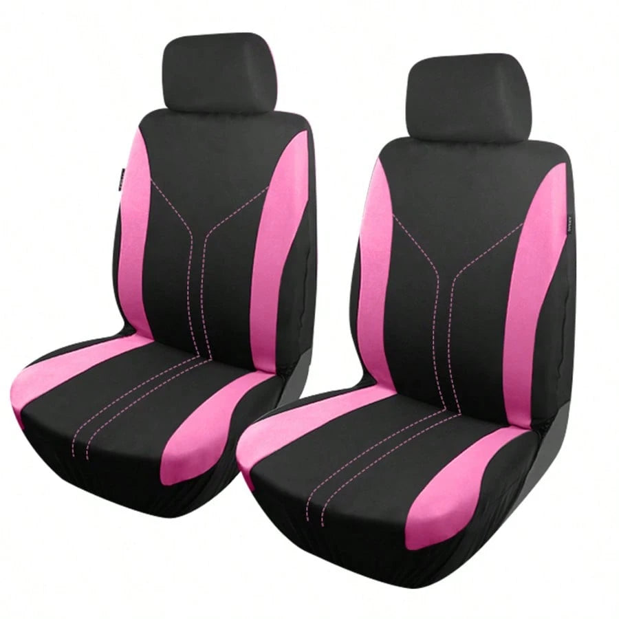 REMAX Universal Size Polyester Car Seat Covers Set, Compatible With Airbags, Women's Car Accessories, New Design, Full Set Car Seat Covers, Car Accessories
