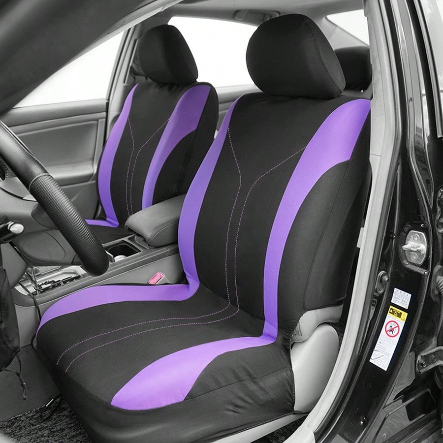 REMAX Universal Size Polyester Car Seat Covers Set, Compatible With Airbags, Women's Car Accessories, New Design, Full Set Car Seat Covers, Car Accessories