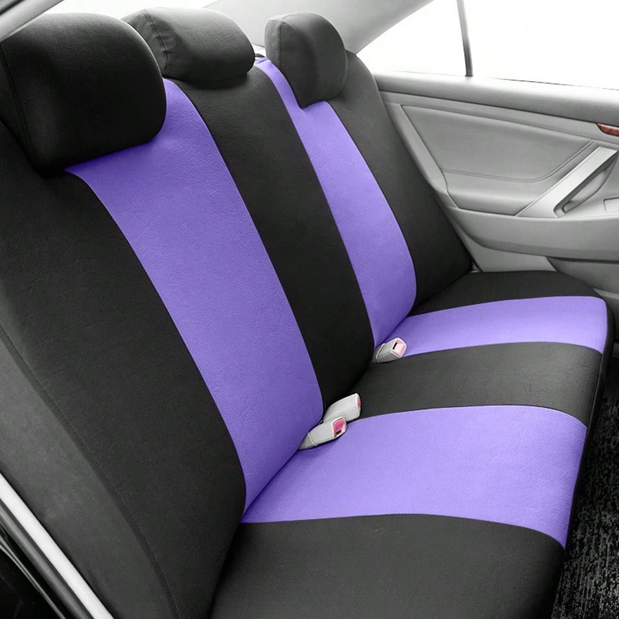 REMAX Universal Size Polyester Car Seat Covers Set, Compatible With Airbags, Women's Car Accessories, New Design, Full Set Car Seat Covers, Car Accessories