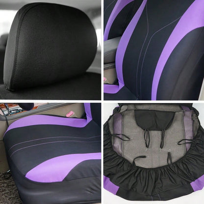 REMAX Universal Size Polyester Car Seat Covers Set, Compatible With Airbags, Women's Car Accessories, New Design, Full Set Car Seat Covers, Car Accessories