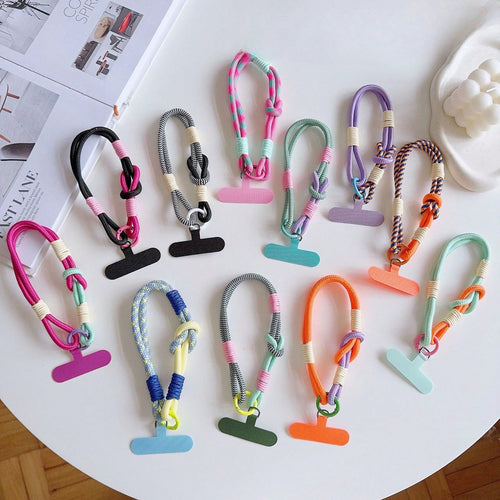 Retro Phone Lanyard, Wrist Strap, Camera Hanging Rope, Summer Hand Strap, Anti-Lost Rope, Key/Earphone Hanging Accessory, Card Holder