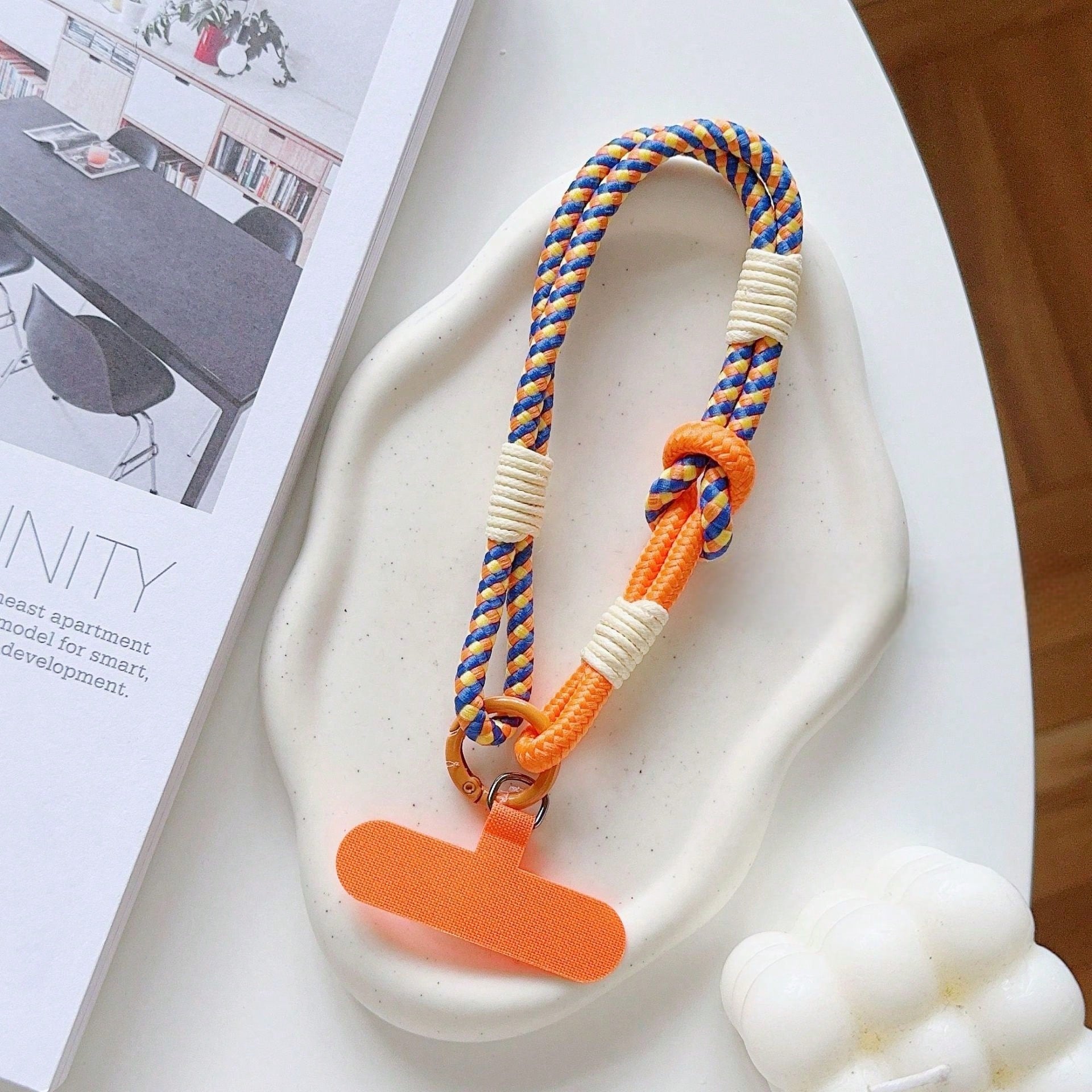 Retro Phone Lanyard, Wrist Strap, Camera Hanging Rope, Summer Hand Strap, Anti-Lost Rope, Key/Earphone Hanging Accessory, Card Holder