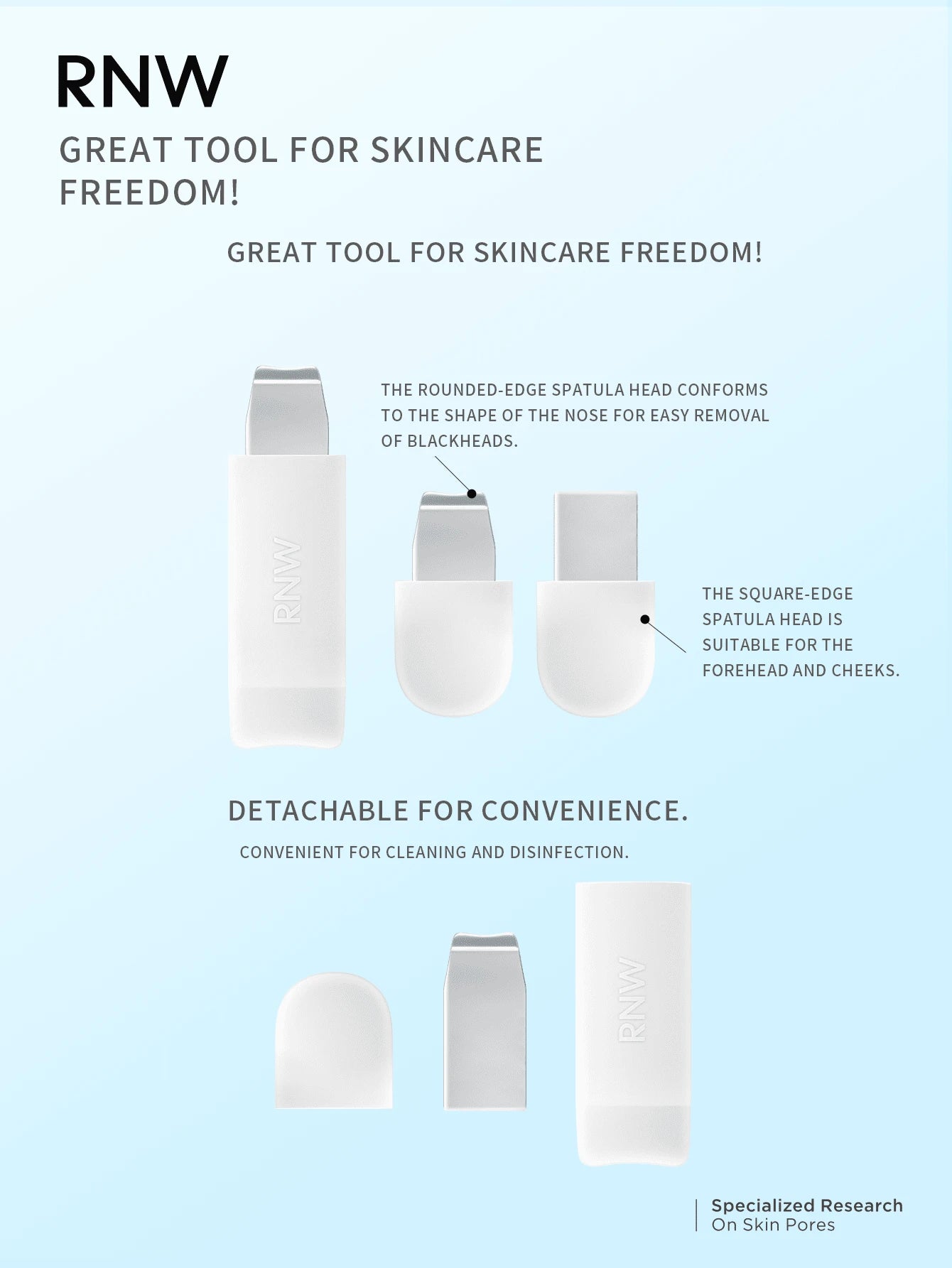 RNW Free Muscle Cleaning Blackhead Shovel