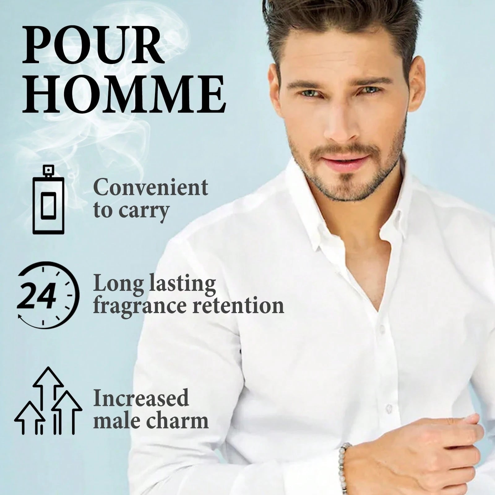 Roxelis Men's Romantic Perfume, Long-Lasting, Natural And Fresh, Perfect For Creating A Charming Date Night Atmosphere. It Offers A Long-Lasting Scent That Enhances Your Charm. Cologne For Men, Cologn