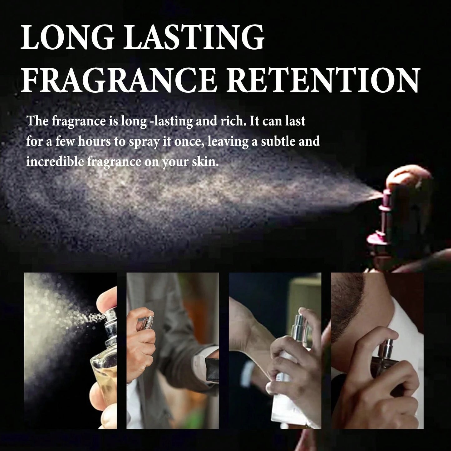 Roxelis Men's Romantic Perfume, Long-Lasting, Natural And Fresh, Perfect For Creating A Charming Date Night Atmosphere. It Offers A Long-Lasting Scent That Enhances Your Charm. Cologne For Men, Cologn