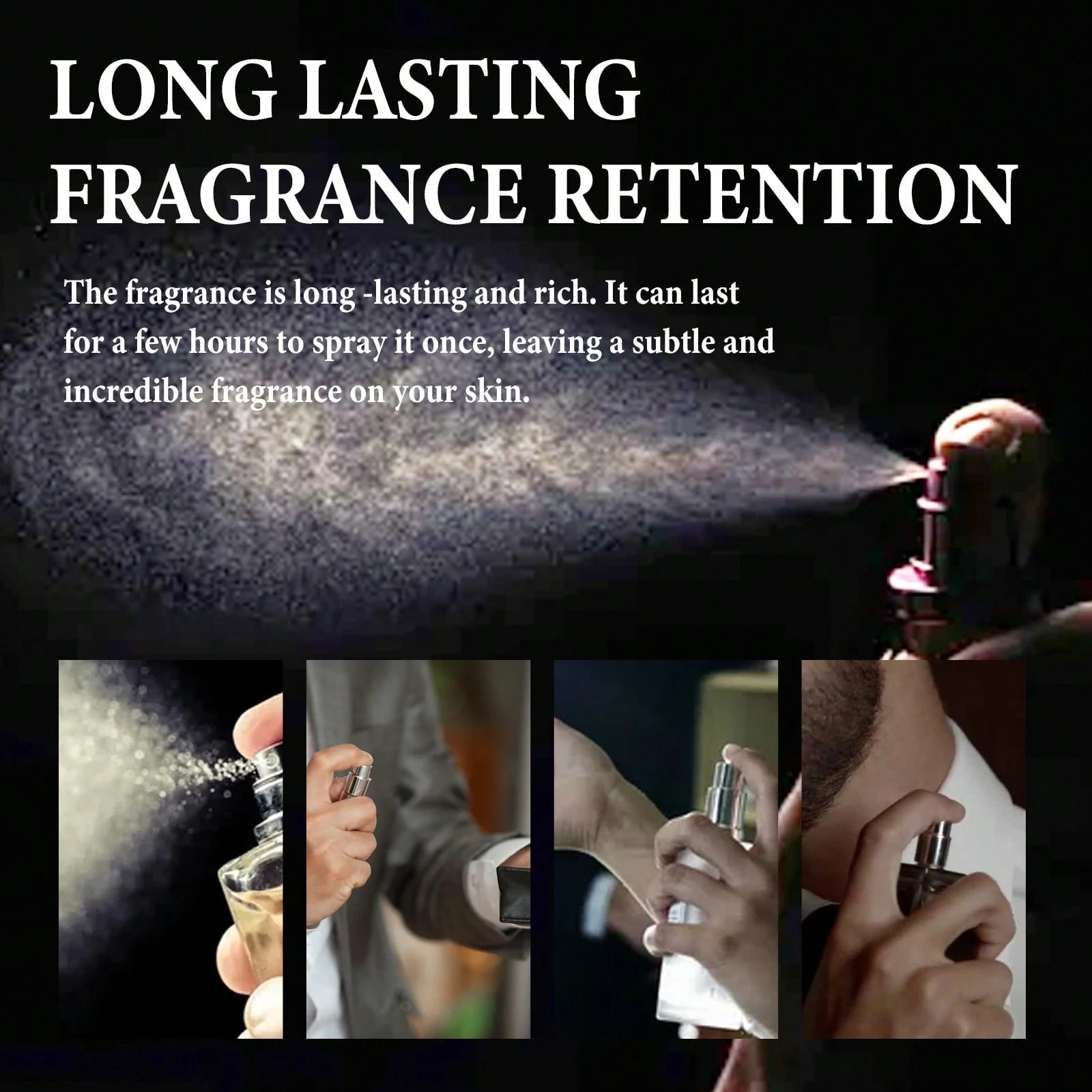 Roxelis Men's Romantic Perfume, Long-Lasting, Natural And Fresh, Perfect For Creating A Charming Date Night Atmosphere. It Offers A Long-Lasting Scent That Enhances Your Charm. Cologne For Men, Cologn
