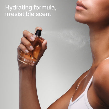 Salt & Stone Body Mist| Saffron & Cear| Skincare Infused Hair & Body Spray For Women And Men| Vegan, Cruelty Free, 3.4 Fl Oz