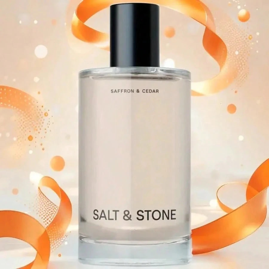 Salt & Stone Body Mist| Saffron & Cear| Skincare Infused Hair & Body Spray For Women And Men| Vegan, Cruelty Free, 3.4 Fl Oz
