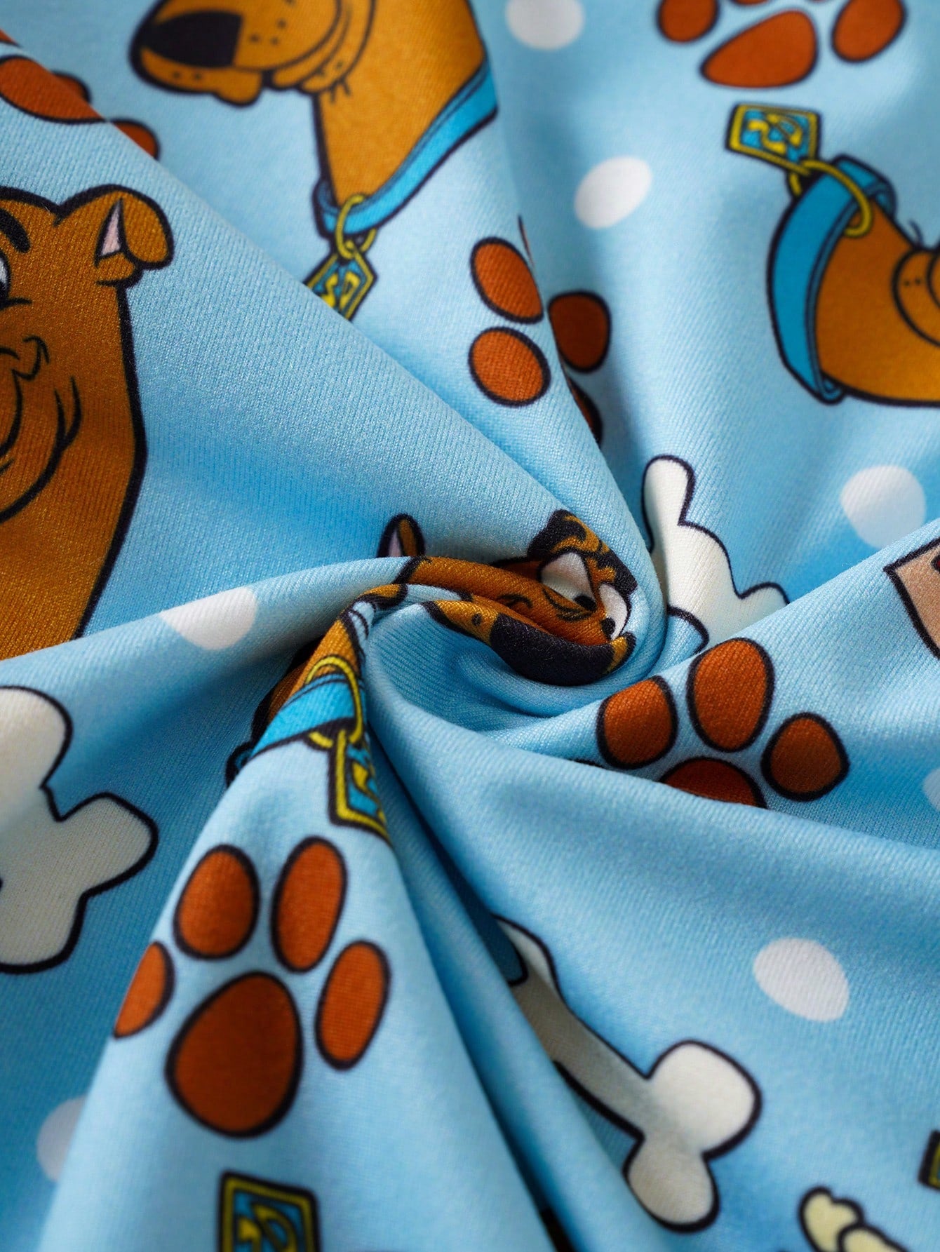 SCOOBY-DOO X Baby Boy Summer Casual Vacation Stylish Cartoon Allover Print Short Sleeve Romper