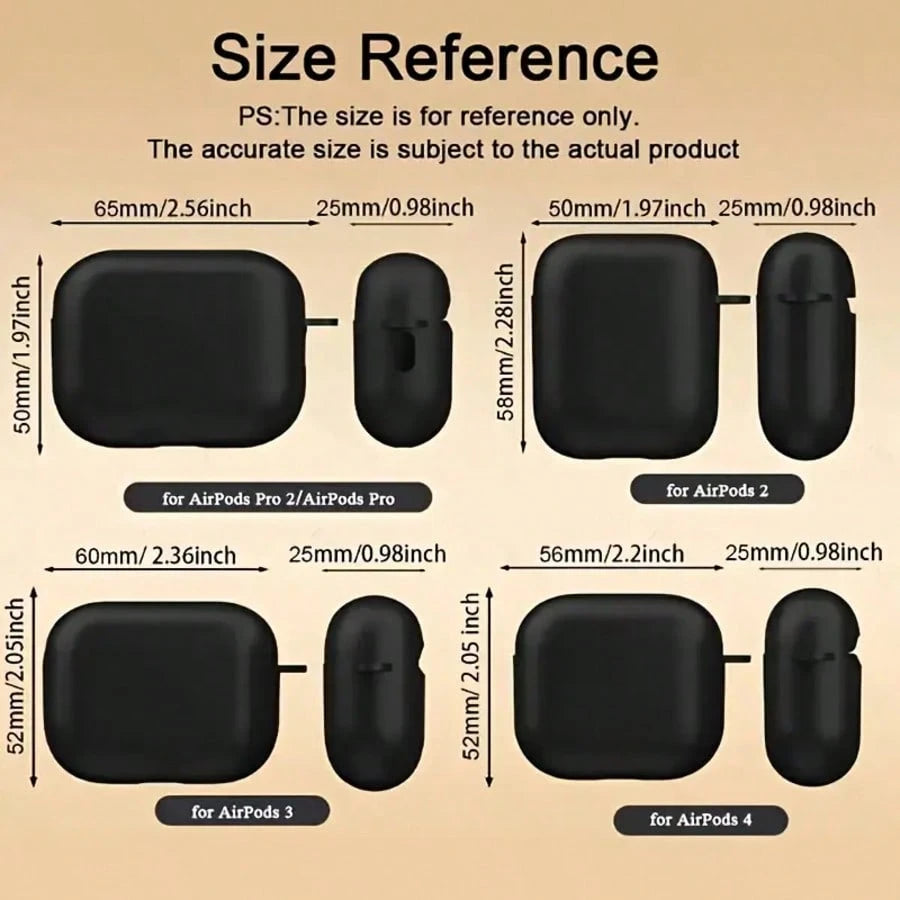 [Separate Design] New Fashion Graphic Protective Case Compatible With Airpods 4th Gen, Pro 3/1/2, 3rd Gen, Pro 2- Soft TPU Wireless Earphone Protective Case, Perfect Gift For Family And Friends