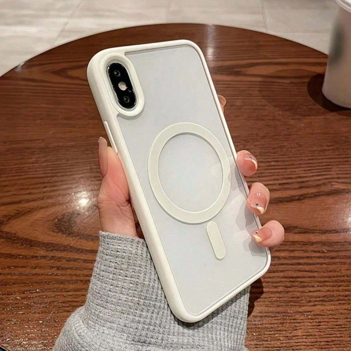 Shockproof Magnetic Clear Phone Case Compatible With Iphone 13 14 15 16 17 12 11 Pro Max Plus XR XS 7 8 17e Wireless Charge Acrylic Cover
