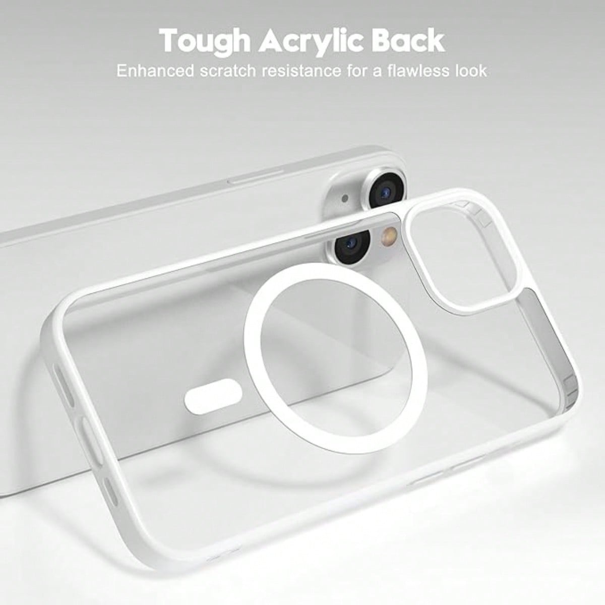Shockproof Magnetic Clear Phone Case Compatible With Iphone 13 14 15 16 17 12 11 Pro Max Plus XR XS 7 8 17e Wireless Charge Acrylic Cover
